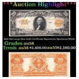 1922 $20 Large Size Gold Certificate Grades Choice