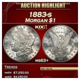 1883-s Morgan Dollar $1 ms63+ USCG