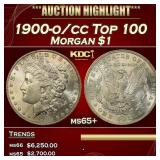 1900-o/cc Top 100 Morgan Dollar $1 ms65+ SEGS
