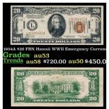 1934A $20 FRN Hawaii WWII Emergency Currency Grade