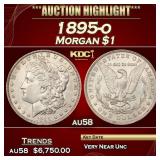 1895-o Morgan Dollar $1 au58 SEGS