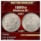 1895-o Morgan Dollar $1 au58+ SEGS