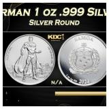 2024 DC Comics Superman 1 oz .999 Silver $5 Samoa
