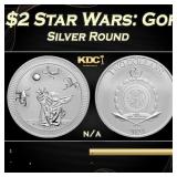 2024 Niue 1 oz Silver $2 Star Wars: Gorgu "Baby Yo