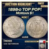 1898-o Morgan Dollar TOP POP! $1 ms68 SEGS