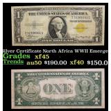 1935A $1 Silver Certificate North Africa WWII Emer