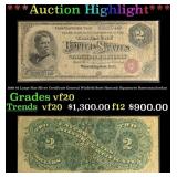 1886 $2 Large Size Silver Certificate General Winf