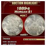1889-s Morgan Dollar $1 ms65+ SEGS