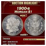 1900-s Morgan Dollar $1 ms66+ SEGS