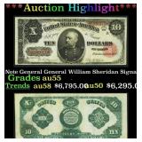 1891 $10 Treasury Note General General William She