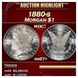 1880-s Morgan Dollar $1 ms67+ SEGS