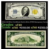 1934A $10 Silver Certificate North Africa WWII Eme