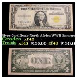 1935A $1 Silver Certificate North Africa WWII Emer