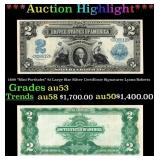 1899 $2 Large Size Silver Certificate "Mini-Portho