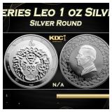 2024 Zodiac Series Leo 1 oz Silver Tokelau $5