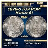 1879-o Morgan Dollar TOP POP! $1 Grades ms66+