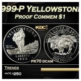 1999-P Yellowstone Proof Modern Commem Dollar $1 p