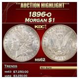 1896-o Morgan Dollar $1 ms62 USCG