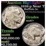 *Highlight* 1926-p Buffalo Nickel Near Top Pop! 5c