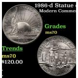 1986-d Statue of Liberty Modern Commem Half Dollar