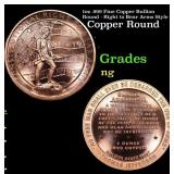 1oz .999 Fine Copper Bullion Round - Right to Bear