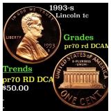 1993-s Proof Lincoln Cent 1c pr70 rd DCAM SEGS