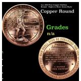 1oz .999 Fine Copper Bullion Round - Right to Bear