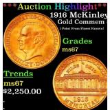 *Highlight* 1916 McKinley Gold Commem Dollar Near