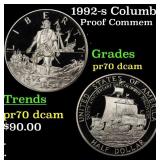 1992-s Columbus Proof Modern Commem Half Dollar 50