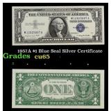1957A $1 Blue Seal Silver Certificate Grades Gem C