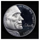 2005-s Western Waters Proof Jefferson Nickel 5c Gr