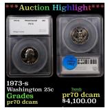 *Highlight* 1973-s Proof Washington Quarter 25c pr