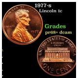 1977-s Proof Lincoln Cent 1c Grades GEM++ Proof De