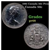 1981 Canada 50c Proof Proof Grades GEM++ Proof