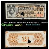 1902 Boston Terminal Company $17.50 Note Grades Ch