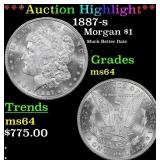 *Highlight* 1887-s Morgan Dollar $1 ms64 SEGS (fc)