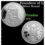 Founders of Liberty 1 oz Silver - Ben Franklin - F