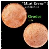 *Mint Error* Blank Planchet Lincoln Cent 1c Grades
