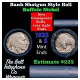 Buffalo Nickel Shotgun Roll in Old Bank Style 