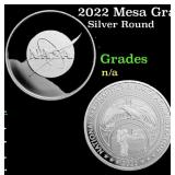 2022 Mesa Grande 1 oz Silver $10 Nasa Meatball Log