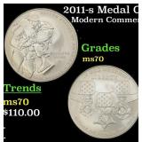 2011-s Medal Of Honor Modern Commem Dollar $1 ms70