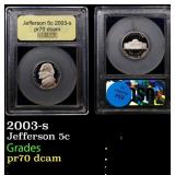 2003-s Proof Jefferson Nickel 5c GEM++ Proof Deep