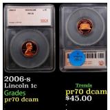 2006-s Proof Lincoln Cent 1c pr70 dcam SEGS