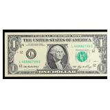 2006 $1 Green Seal Federal Reserve Note Grades Gem