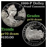 1999-P Dolley Madison Proof Modern Commem Dollar $