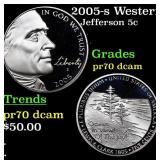 2005-s Western Waters Proof Jefferson Nickel Westw