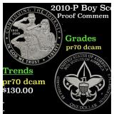 2010-P Boy Scouts Proof Modern Commem Dollar $1 pr