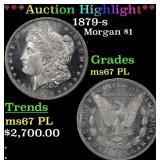 *Highlight* 1879-s Morgan Dollar $1 ms67 PL SEGS (
