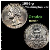 1994-p Washington Quarter 25c Grades GEM+ Unc
