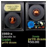 1989-s Proof Lincoln Cent 1c GEM++ Proof Deep Came